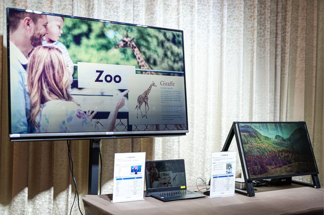 夏普展示ePoster低功耗显示系列及配套LC-LH室内光伏供电方案IGZO技术迸发新生命力(图3)