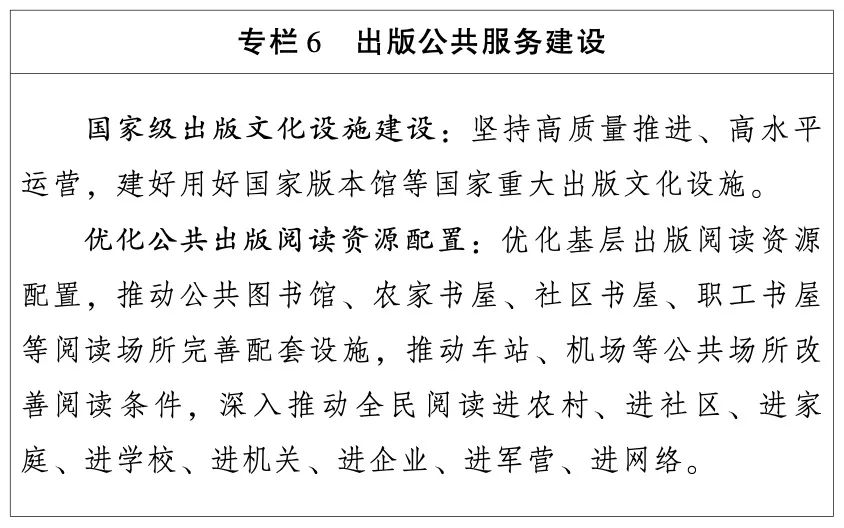 国家新闻出版署:出版业“十四五”发展规划(全文)(图7) 国家新闻出版署:出版业“十四五”发展规划(全文)(图7)